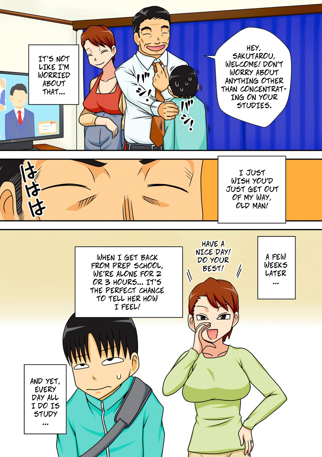 Hentai Manga Comic-Shy Nephew Wants to Fuck Auntie-Read-6